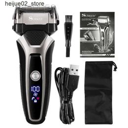 Electric Shavers USB charging electric shaver stainless steel hair clipper Q240319