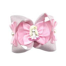 Knot Hot Selling Boutique Colored Scallion Princess Bow Clip Handmade Thread Ribbon Children's Hair Accessories