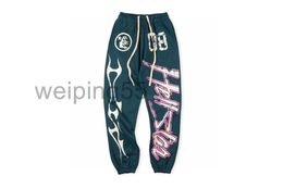 Men's Mens Luxury Designers Pantsl Hellstar Studios Red Flare Pants Sweatpants Men Jogger Fashion Hip Hop Casualvcez