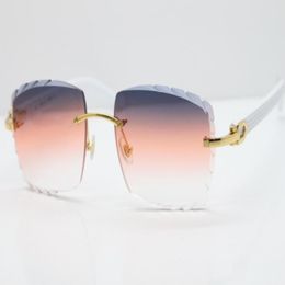 Whole Rimless glasses White Aztec SunGlasses Metal Mix Arms 3524012 Sun Glasses Unisex cat eye Sunglasses Smalt Orange Lens C 6591056