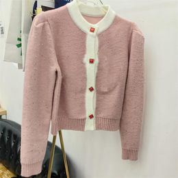 Women's sweater designer high-end top knitted cardigan jacket