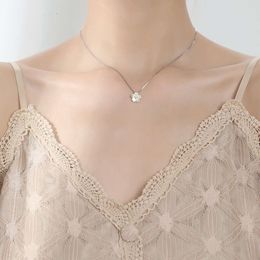 Cherry Blossom Necklace Collarbone Chain Unique Design