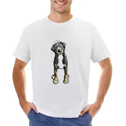 Men's Tank Tops Funny Greater Swiss Mountain Dog T-Shirt Plus Size Boys Whites Blacks T Shirts Men