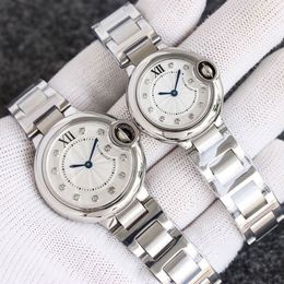 28MM Womens Watch Men 36mm Designer Watches Stainless Steel Quartz Movement Sapphire Luminous Waterproof Watches