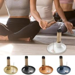 Candle Holders Ceramic Incense Burner Holder Burning Creative Home Decor Ash Catcher For Meditation Yoga Room