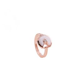 Designer Classic Fritillaria amulet opening ring of Chen ornament Cati simple and gentle temperament light luxury style With logo