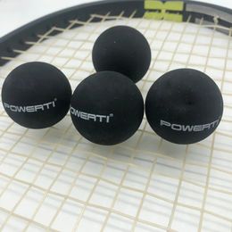 Powerti 10PCS Squash Ball Amateur Ball High Elastic Low Speed Gym Training Squash Racket Net Ball 240313