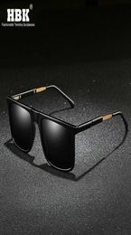 HBK Luxury Rectangle Mens Polarised Sunglasses 2020 New Trending Sun Glasses Quality TAC UV Protective Lens Anti Glare Shades6788772