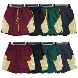 Designer Mens Shorts Solid Color Casual Loose Capris Summer Fashion Beach Pants Shorts Asian Size S-XL