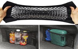 Car Trunk to receive store content bag storage network Net Seat Storage Mesh Pocket Sticker Trunk Strong Magic Tape1875866