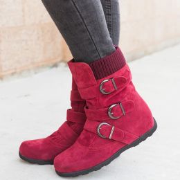 Boots 2022 Winter New Fashion Cotton Shoes Large Size Scrub Cotton Boots Women's Shoes Women's Cotton Shoes Sneakers