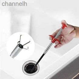 Other Household Cleaning Tools Accessories 300cm Spring Pipe Dredging Drain Snake Sewer Dredge Pipeline Hook Clog Remover For Kitchen Sink 240318