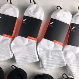 mens socks sock Cotton All match Solid Colour Socks Slippers Classic Hook Ankle Breathable black White Grey Football basketball Sport stocking Luxury Sportsocks