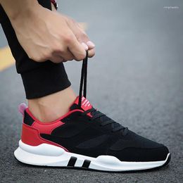 Casual Shoes Ultralight Sports Running Men Outdoor Soft Comfortable Breathable Cushioned Sneakers Mesh Cloth Upper Lace-up Jogger