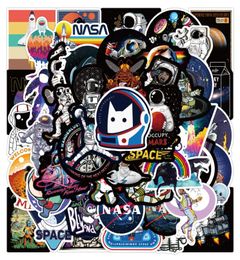 50PCS Cartoon Cute Astronaut Car Graffiti Stickers Pack For Laptop Diy Luggage Kids Toys Wall Waterproof Sticker5208561