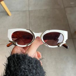 Sunglasses Stylish Y2K Women Vintage Retro Snake Decoration Women's Glasses Oval Shape Decorative Sunglass