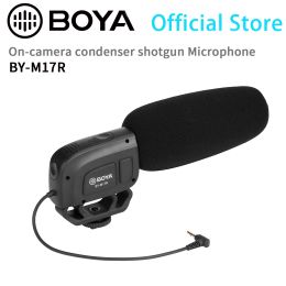 Microphones BOYA BYM17R Oncamera Condenser Shotgun Microphone for DSLR Camcorder Streaming Audio Recorders Video Shooting Vlogging Podcast