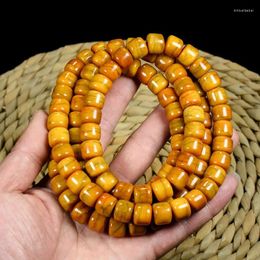 Strand Tibetan Style Prayer Beads Ox Bone Bracelet For 108 Yak Bones