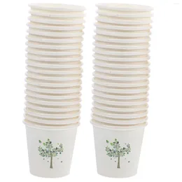 Disposable Cups Straws 500 Pcs Tasting Cup 3 Oz Paper 3oz Washing Glass Bathroom Small Party