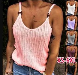 Women's Tanks Camis Womens Fashion Summer Clothes Casual Sleeveless Halter Solid Color Camisole Ladies Off Shoulder Shirts Loose Blouse TopsL2403