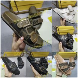 Designer-Sandalen, 2024, neue Damen-Herren-Hausschuhe, braune Stoff-Sandalen, Jacquard-Stoff-Sandalen, schwarz-beige Leder-Sandalen, taubengraue Strand-Sandalen, mühelos stilvolle Sandalen