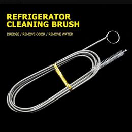 Other Household Cleaning Tools Accessories 100CM Brush Flexible efrigerator Drain Dredge Tool Water Dredging Car Scrub 240318