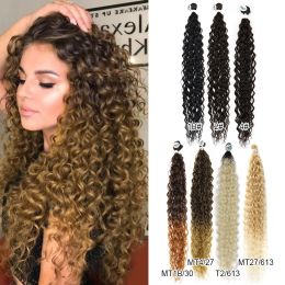 Weave Weave BOL Synthetic Curly Hair Bundles Water Wave Hair 6 Bundles/Pack 200g Colour Black Heat Resistant Fibre Kinky Curly