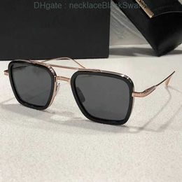 A Dita H Six High-quality Top Original Designer Sunglasses for Mens Man Fashionable Retro Brand Eyeglass Fashion Design POH6