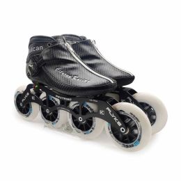 shoes Zip Cityrun Vulcan 6layer Carbon Fibre Inline Speed Skates Shoes White Black Blue Red 4 Wheels 90mm 100mm 110mm Race Patins Mpc