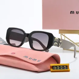 Sunglasses designer sunglasses luxury mui mui sunglasses for women letter UV400 design travel fashion strand sunglasses gift box 12 Colour very nice