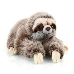 Stuffed Plush Animals 35 Cm Premium Three Toed Sloth Real Life P Toy Soft Critters Children Gifts Doll Birthday 210728 Drop Deliver Dhzla Good quality