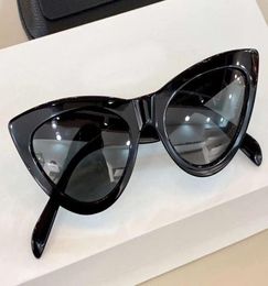 Fashion Black Grey Shadow Sunglasses 40019 Women Cat Eye Sunglasses GAFAS DE SOL SONNENBRILLE with Case box9885957