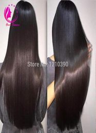 Long Silky Straight Human Hair U Part Wig For Black Women SideMiddle Part Virgin Brazilian UPart Wig Natural color52241722799961