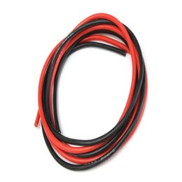 Wires Cables Cable Assemblies S Amp Assemblieselectrical 1 Black 1Meter Red Sil 12 14 16 22 24Awg Heatproof Soft Sile Si Homefavor Dh4Gw