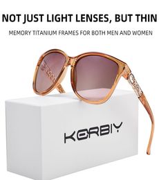 Brown orange Kerbiy women039s polarized sunglasses TAC gradient fashion Sunglass women men designer Fashions sun glasses fema1687779