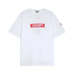 Men's T-Shirts Top Version Cavempt C.e Box T Shirt Men Women Oversized Cav Empt T-shirt Top Tees Goth J240316