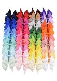 Baby Girls Bow Barrettes Hairpins Grosgrain Ribbon Bows With Alligator Clips Children Hair Accessories Kids Fishtail Barrette Clip8894044