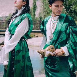Stage Wear Couple Style Tibetan Robe Clothing Costumes Female Ethnic Trip Shoot Po Studio Pography