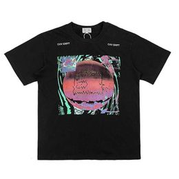 Men's T-Shirts Men Woman 1 1 The Earth Printing CAVEMPT T Shirts Black Fashion Breathable Loose Cav Empt Short Sleeve C.E Top Tee Y2K J240316