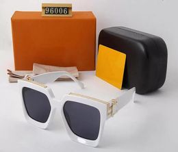 96006 Mens Sunglasses Square Design Glasses Eyewear Gold Frame Glass Lens Womens Sunglasses Designer Sun glasse Top Quality C4865831