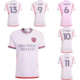 SC Orlando City 2024 25 Men 7 ENRIQUE Soccer Jerseys 14 LODEIRO 24 SMITH 16 CARTAGENA 6 JANSSON 1 GALLESE 5 ARAUJO 17 THORHALLSSON 3 SANTOS 11 OJEDA Football Shirt Kits