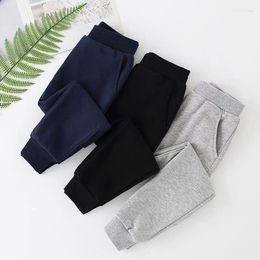 Trousers Children Spring Autumn Solid Cotton Casual For Kids Clothes Girl Boy Pants