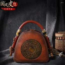 Shoulder Bags Women's Handbag Single Crossbody Genuine Leather Shell Bag