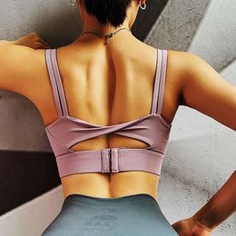 Lu Align Align Lu Lemon Hide Solid Cloud Sports Bra Women Underwear Push Up Yoga Crop Top Girls Bras Athletic Gym Fiess Shirt Sportswear