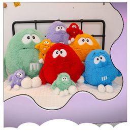 M&m chocolate doll Monster plush toy Big Eyes Doll doll cute children's birthday gift Good quality