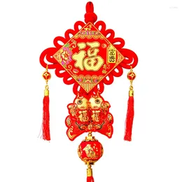 Party Decoration 1pc Chinese Knot Decorative Pendant Spring Festival Hanging Year Decorations For Home Style 2024