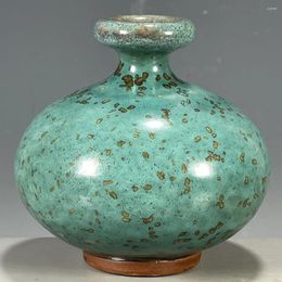 Vases Lu Jun Porcelain Turquoise Glazed Water Bowl Researcher Decorative Decoration Vase Flower Arrangement