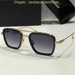 Vintage Sunglasses square Women's Sun glasses Fashion Designer Shades Luxury Golden Frame UV400 Gradient LXN-EVO DITA seventiethly vain loguat P04M