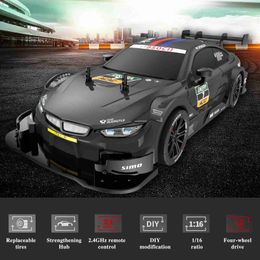 Electric/RC Car 1 16 RC Drift Car 1/16 Remote Control Car 2.4GHz 4WD Remote Control Race Car Kids Gift for Children Hobby Toys car giftsL2403