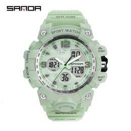 Sanda New Type 942 Korean Edition Simple Fashionable Sports Electronic Night Glow Student Men's and Women's Watch